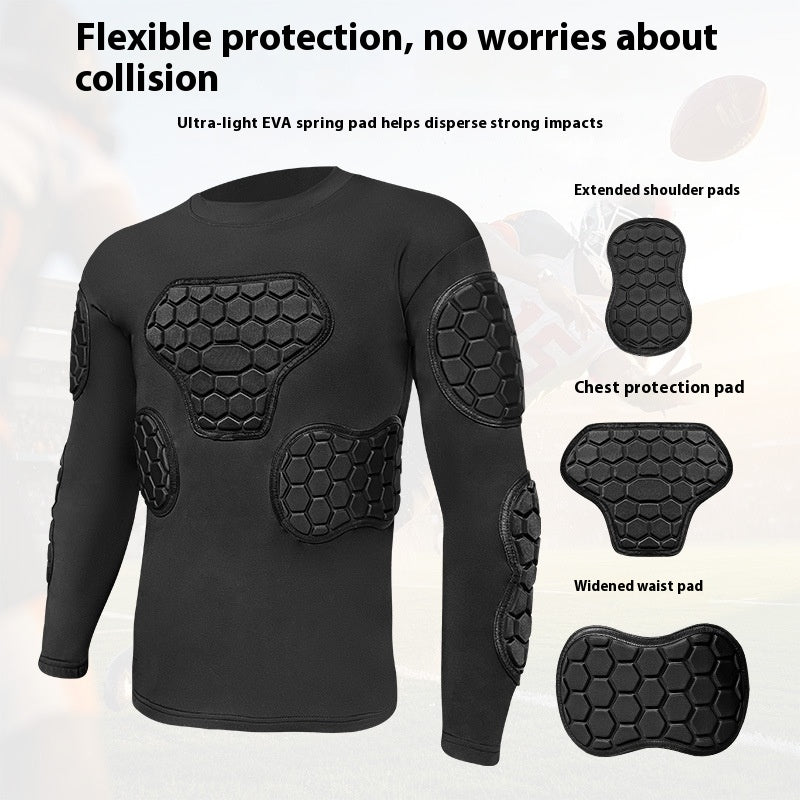 Gardien de but Vêtements anticollision Armour Vêtements de sport à manches longues