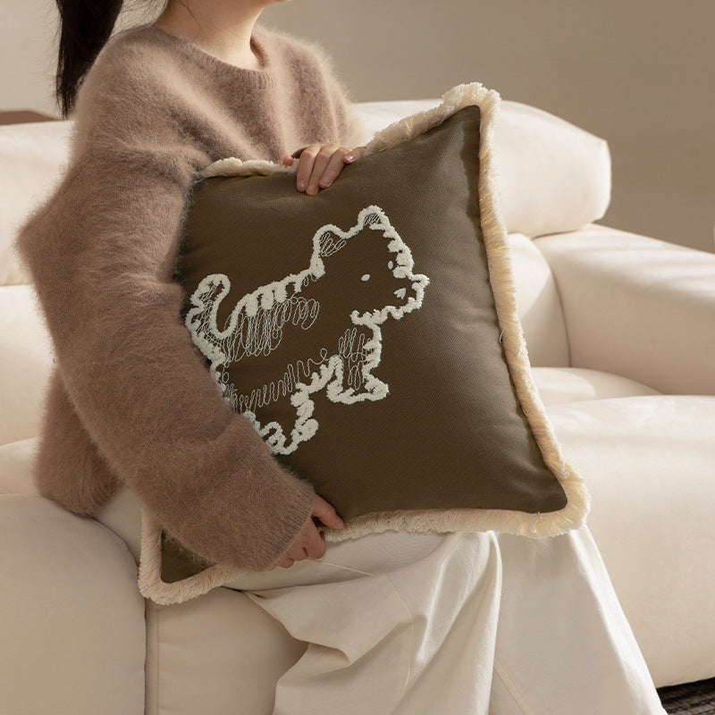 Homestay-style Canapé Salon Toile de coton Oreillers jet