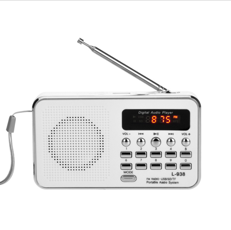 Multi-fonction carte radio portable mémoire MP3 lecteur de musique petite enceinte