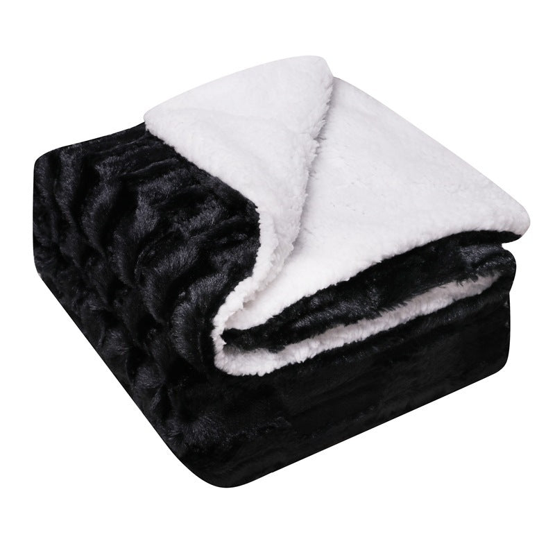 Couverture-cadeau en laine de laine de la laine de laine de laine de laine de laine de laine de laine de laine de laine de laine épaisse