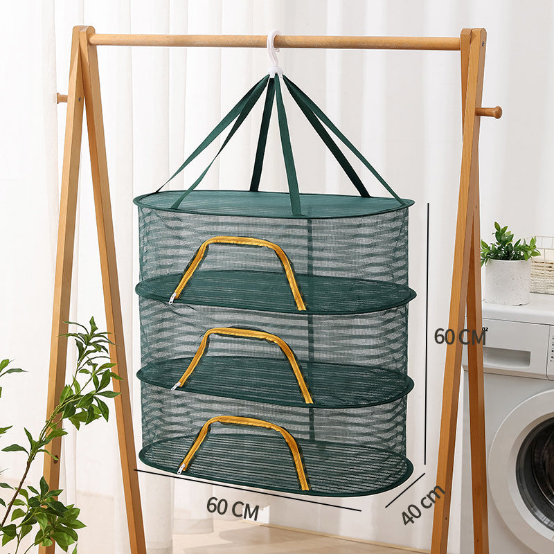 Réseau de suspension Produits secs Artifact Fly Cage Foldable Balcon Les choses de séchage