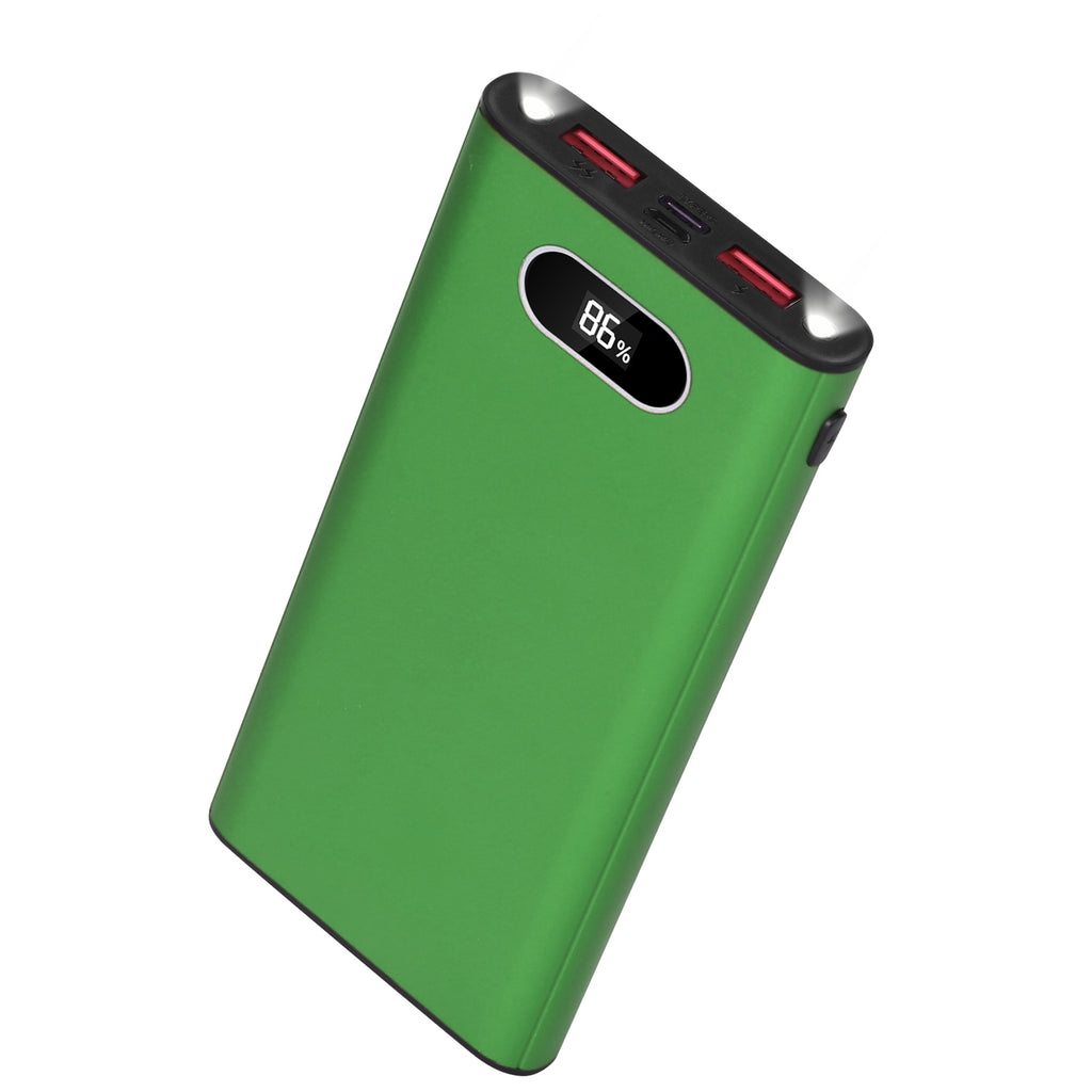 Options couleur rouge vert-noir -- 1Pc 20000Mah Power Bank Chargeur Portable Batterie externe