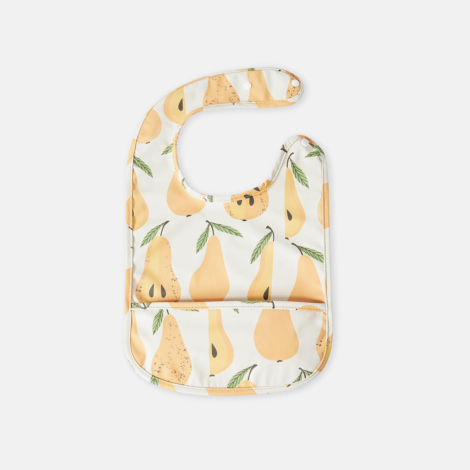Nettoyant étanche de fermeture de snap Bib mangeant serviette de salive bille d'enfant