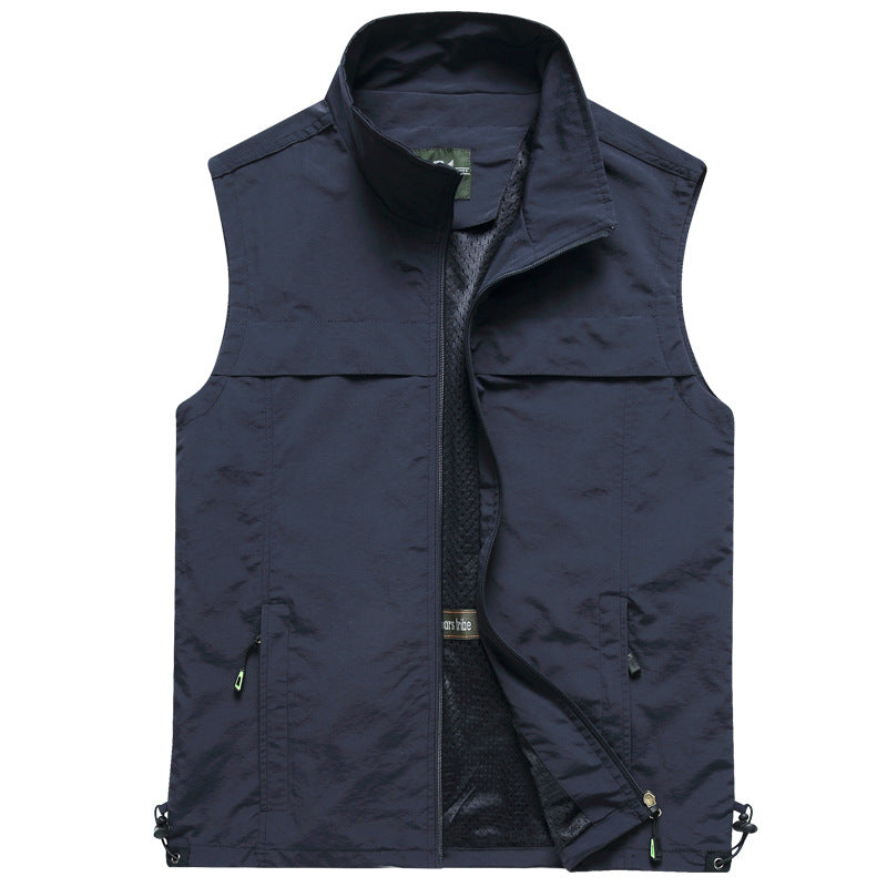 Printemps Automne Loisirs de plein air pour les hommes Pêche et photographie Veste