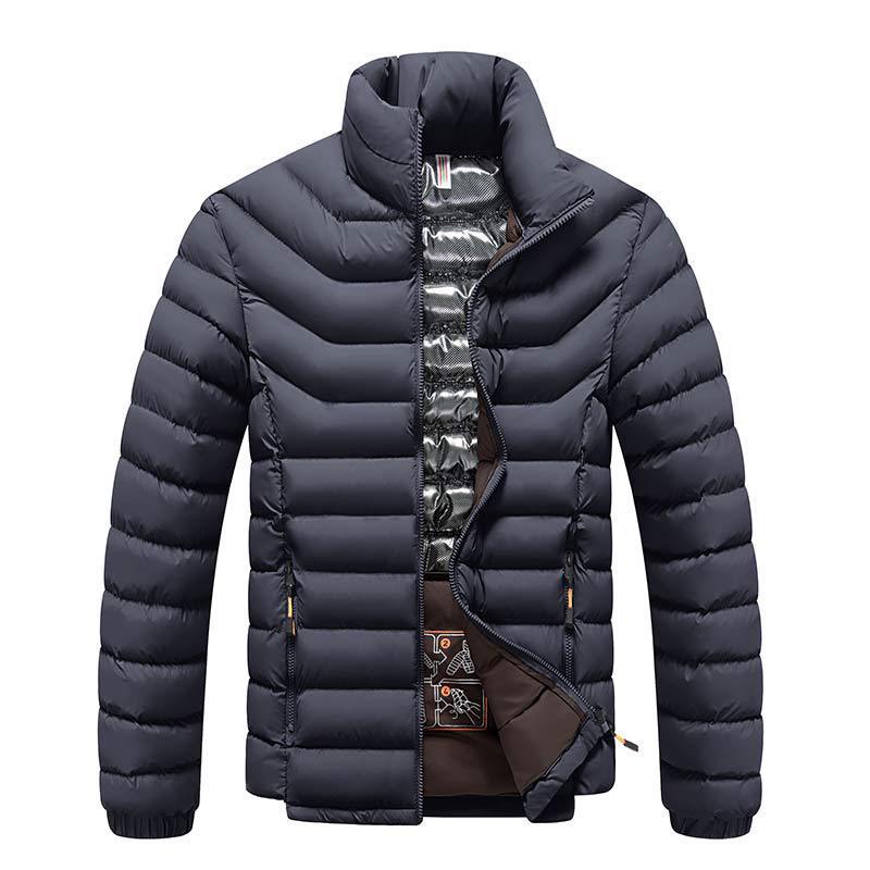 Manteau rembourré en coton épais pour hommes d'hiver