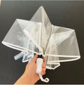 Parapluie pliant frais 8-os modèle transparent blanc-1