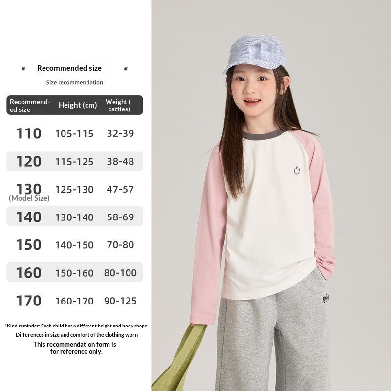 Top de coton élégant pour les petites filles