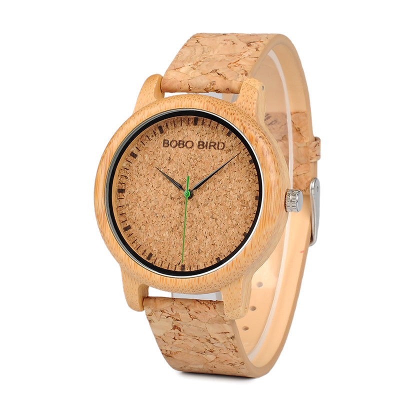 Montres en bambou et en bois
