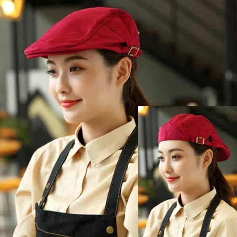 Beret de travail respirant pour le personnel de cuisine et salle à manger