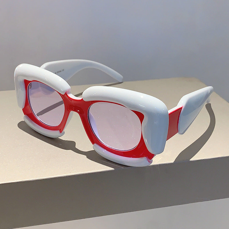 Lunettes de soleil à mode personnalisées de style Quirky Influenceur