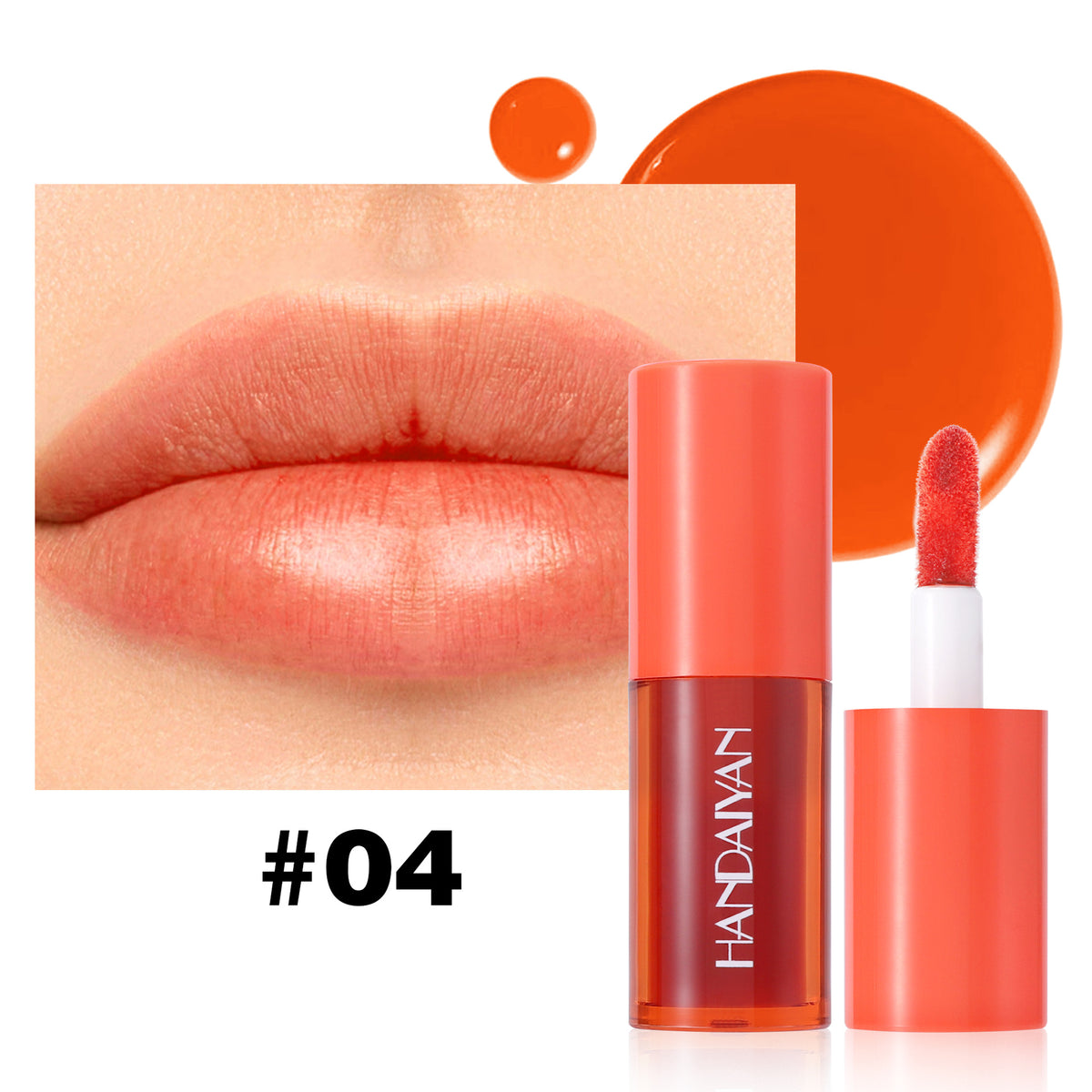 Waterproof glossy And a mud-resistant lip gloss