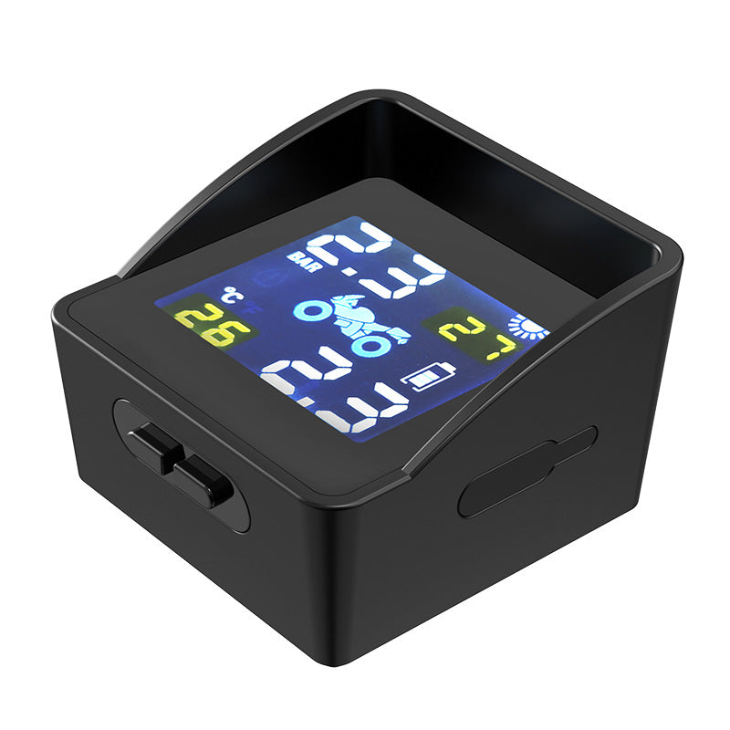 Moniteur de pression des pneus de moto solaire