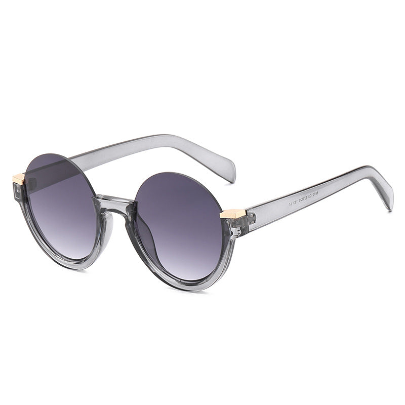 Lunettes de soleil tendance semi-imprimées avec protection contre la lumière bleue
