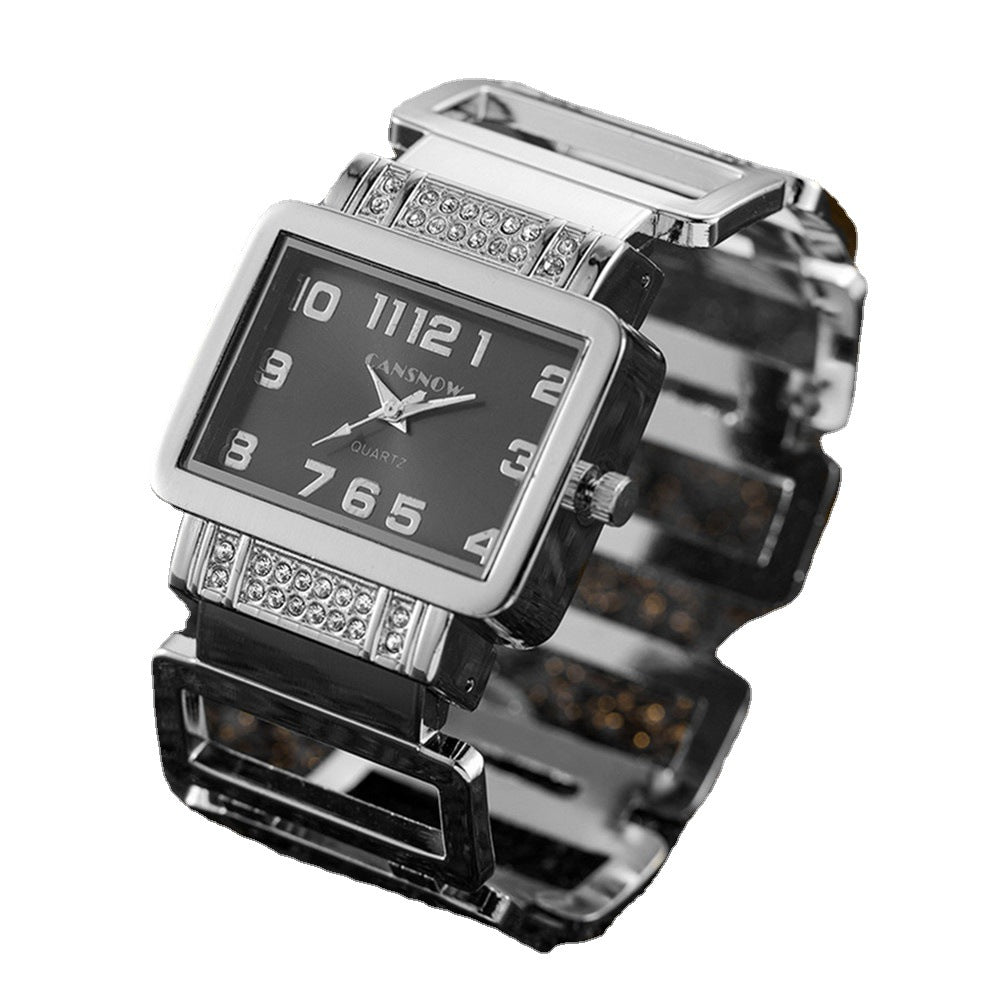 Montre mode or et argent pour femmes