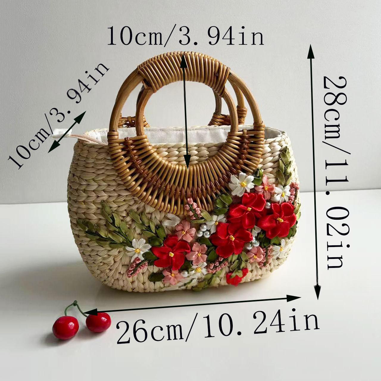 Sac en paille pour la plage et le bord de mer