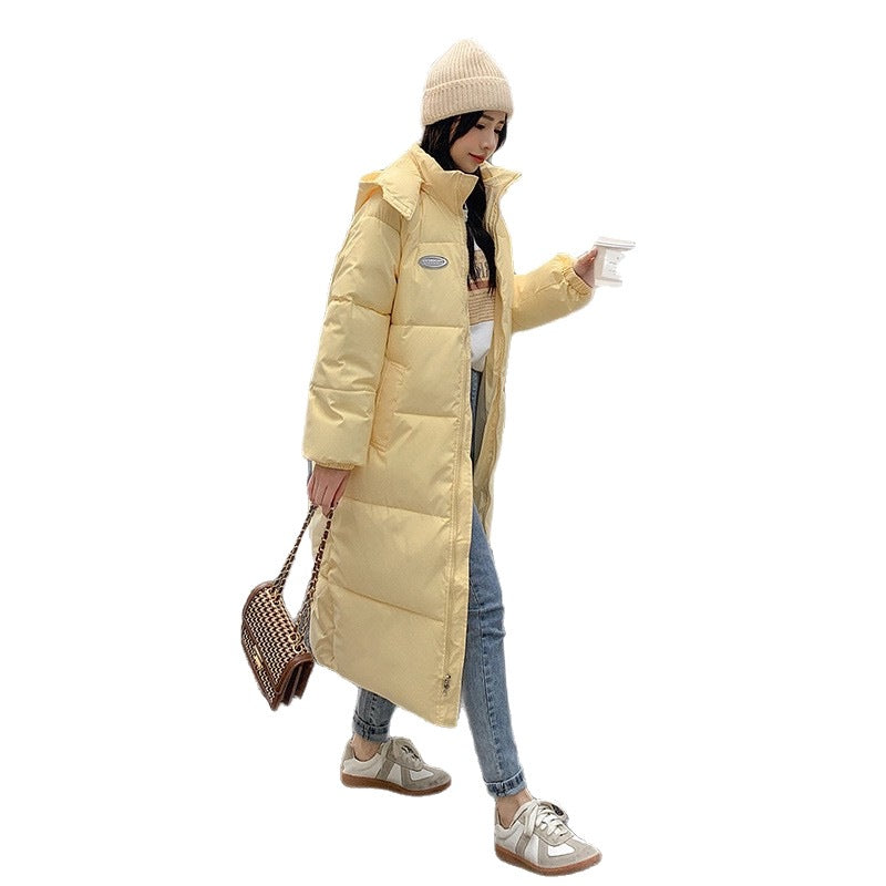 Veste en coton souple rembourrée et épaisse, à capuche tendance