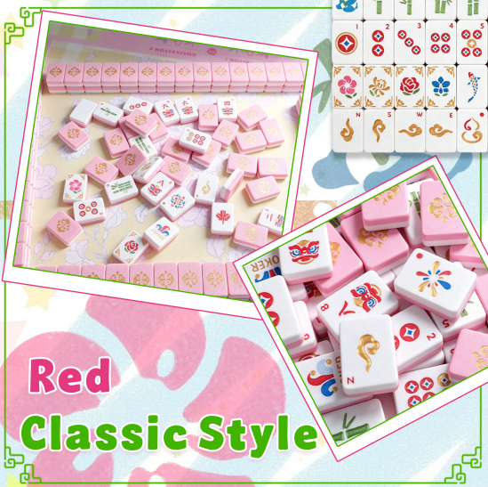Ensemble de carreaux de Mahjong flottants imprimés 3D 160PCS