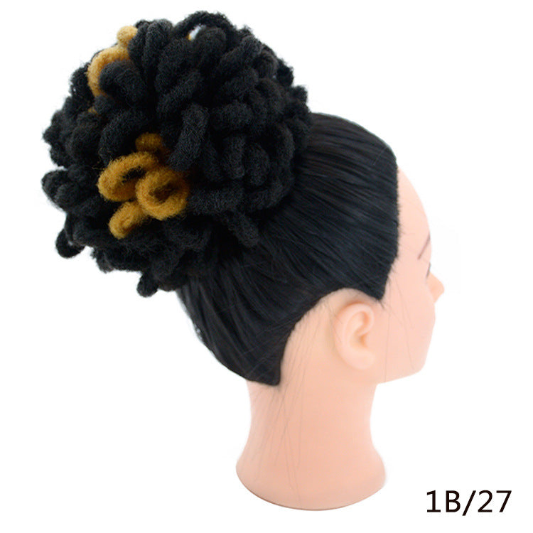 Sac à Cheveux Africain Bun Drawstring Dreadlocks Sac à Cheveux afro