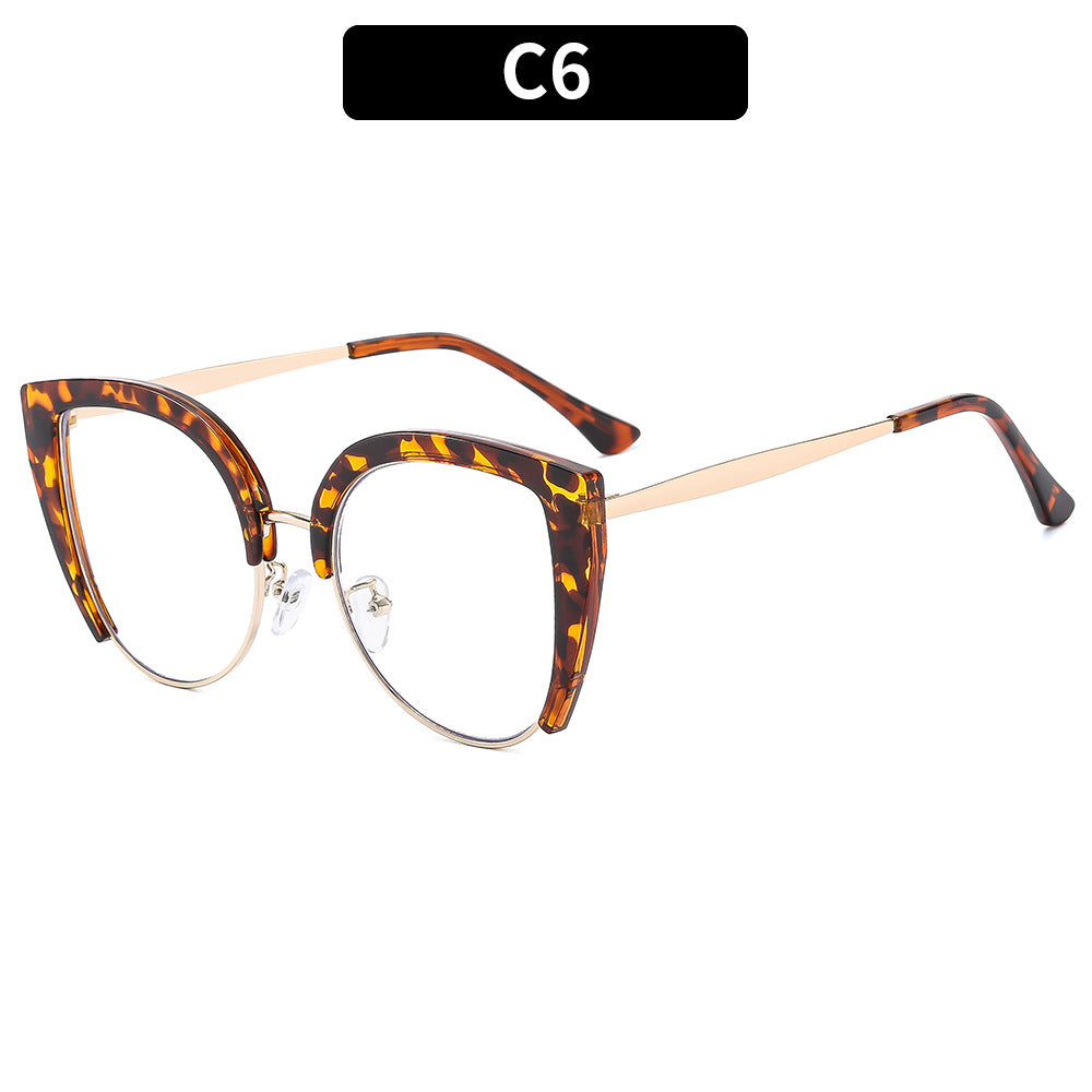Lunettes de vue décontractées de style européen et américain avec lumière bleue