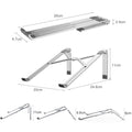 Porte-notes en aluminium