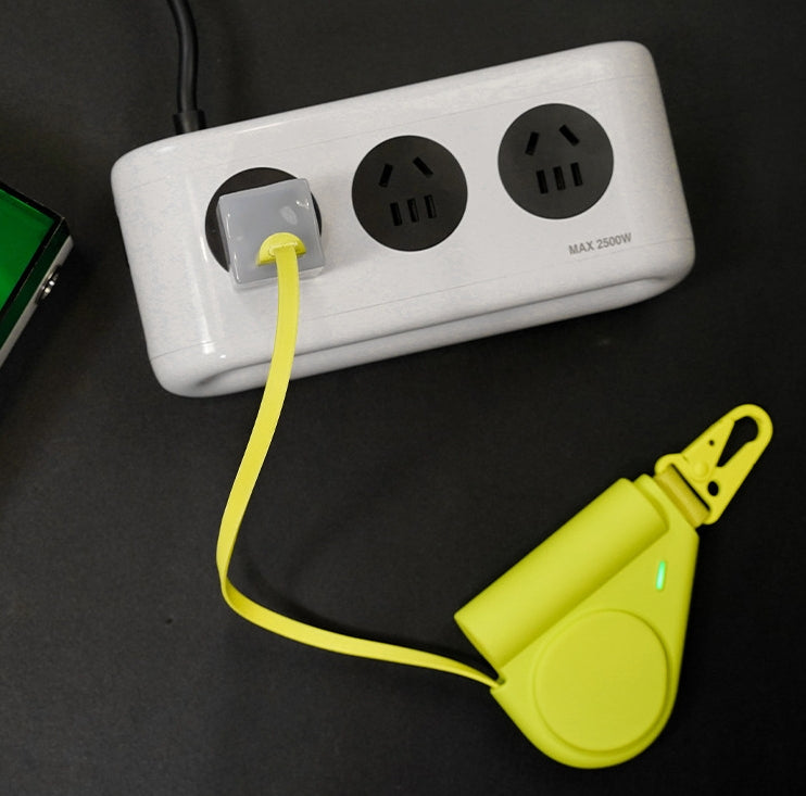 Power Bank 5000 MA Fil flexible de grande capacité PD20W Charge rapide Source d'alimentation portable