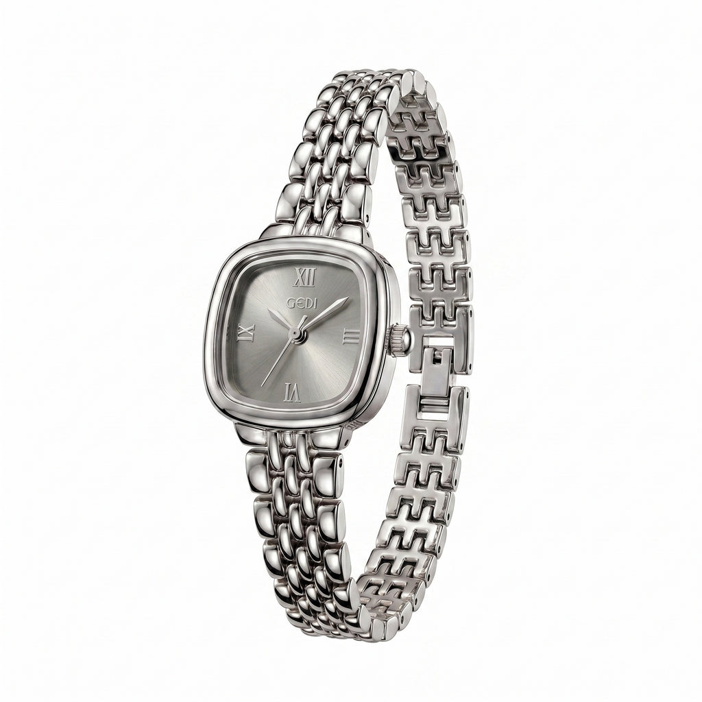 Montre de robe de quartz femme de style niche