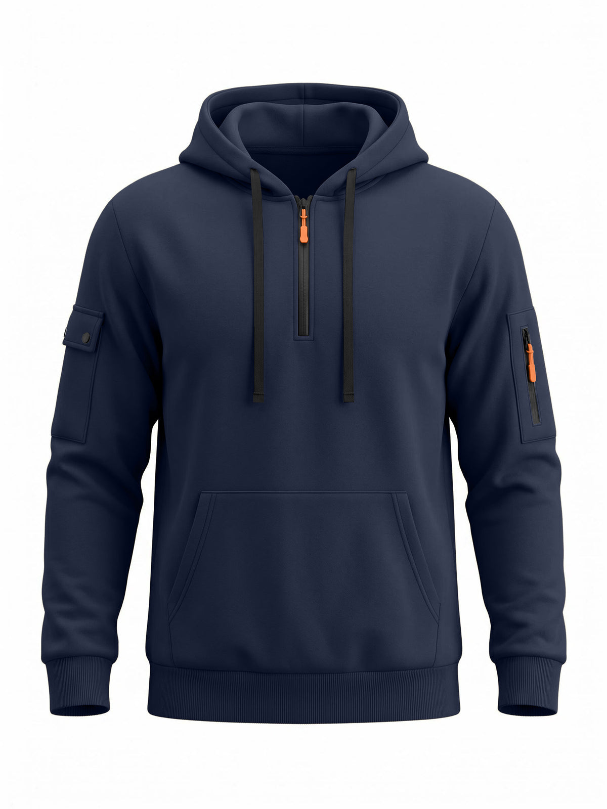 Homme Waffle-knit Henley avec poche de couleur contrastante