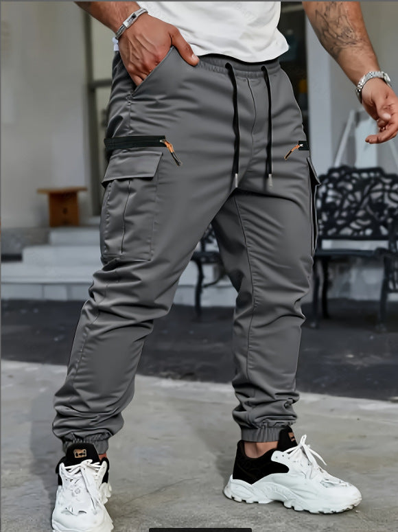 Pantalons d'utilité polyvalents pour hommes en position libre