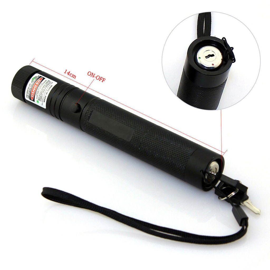 Stylo pointeur laser vert lumière visible faisceau Lazer Torche 532nm 1mw USB rechargeable Flashlig