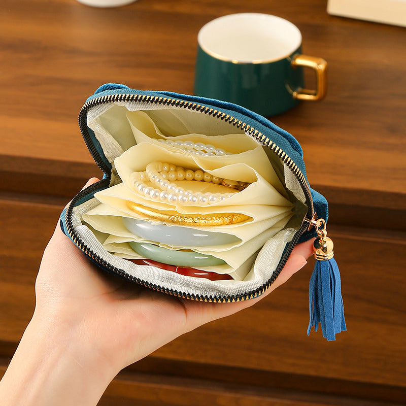 Sac de rangement pour bijoux portable et durable