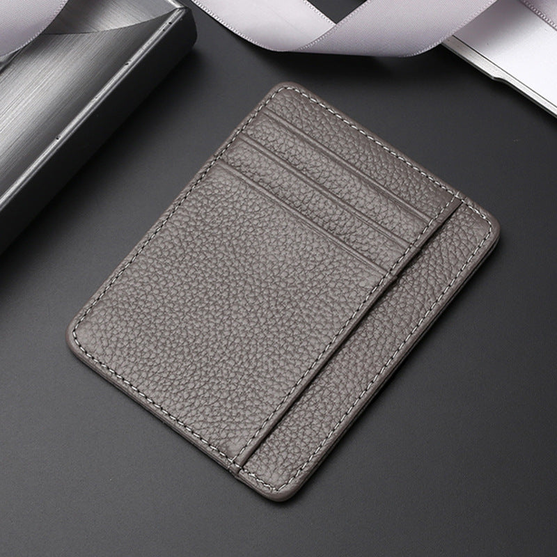 Porte-cartes en cuir Premier calque Porte-cartes en cuir