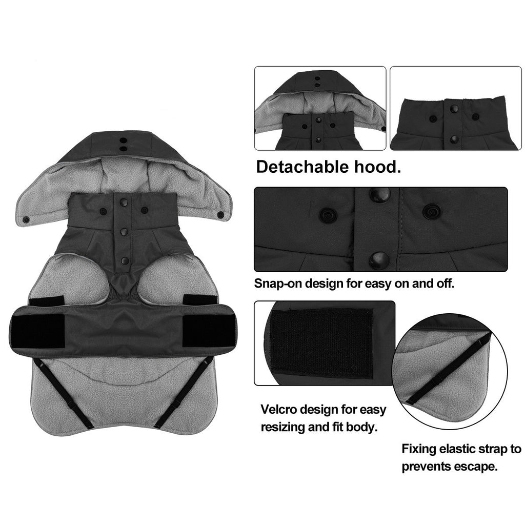 Chien coton Veste hydrofuge
