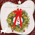 Wreath de Noël(Aucune expédition pour les week-ends)