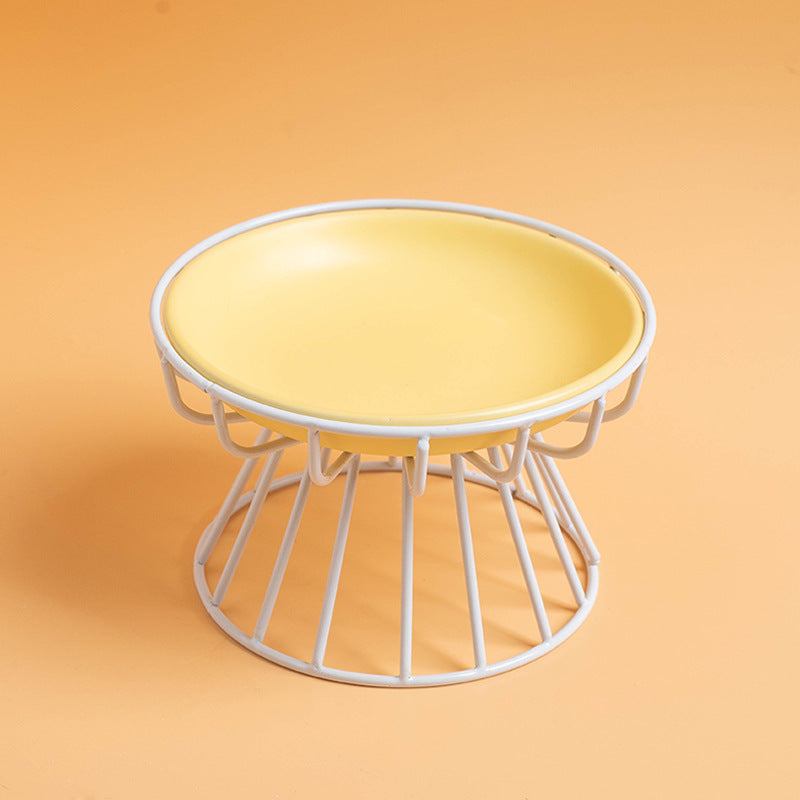 Élevée Pet Food Bowl Stand Neck Support Rack d'alimentation pour chats et chiens