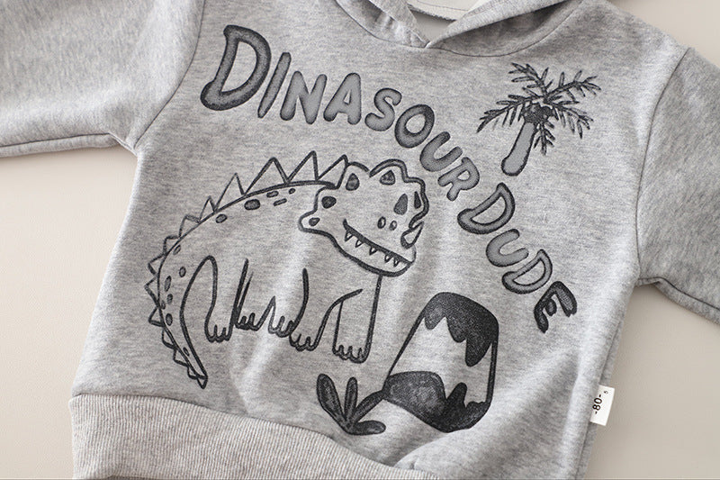 Sweatshirt à manches longues à capuche pour garçons