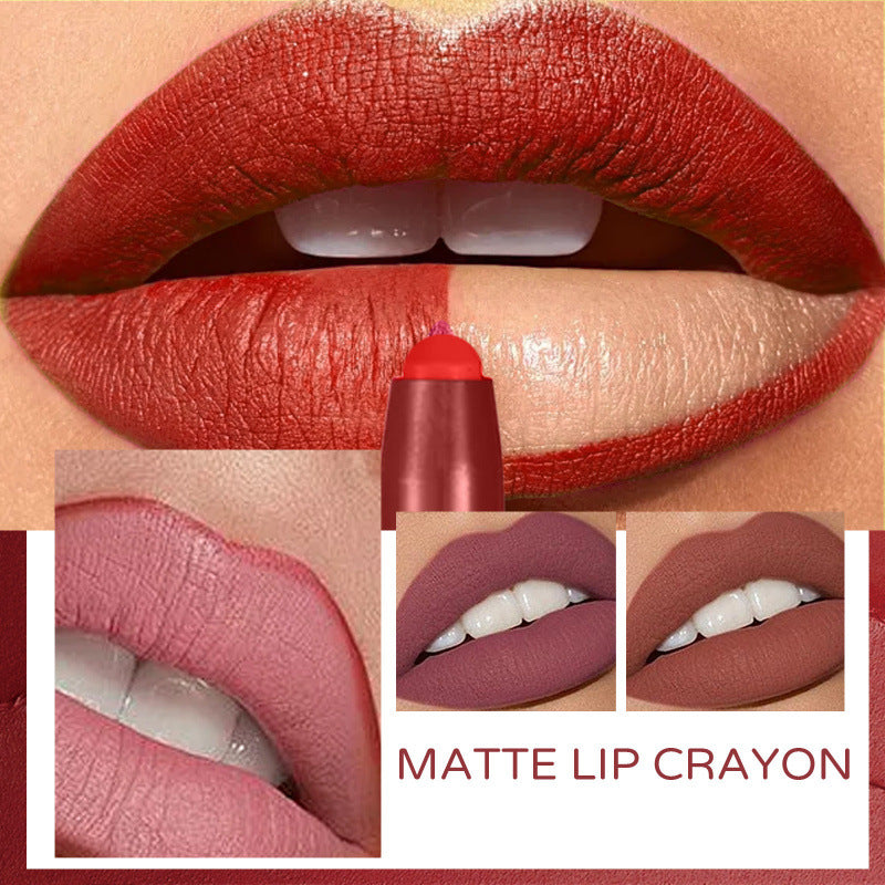 Ensemble de lin à lèvres naturel 6 couleurs Matte