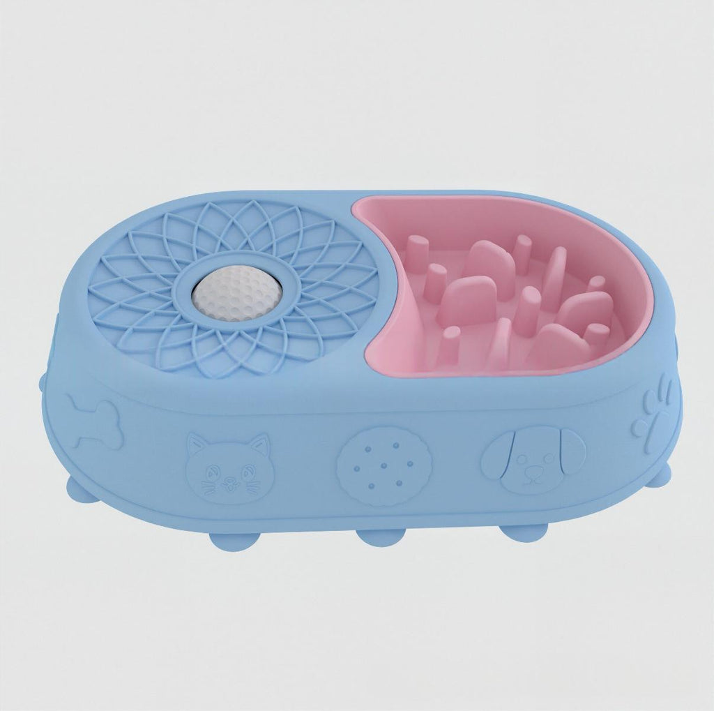 Animaux de compagnie Rolling Dog Locking Bowl
