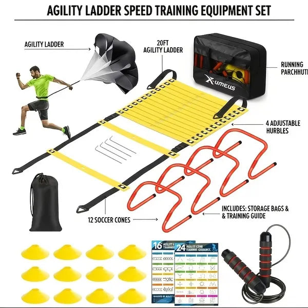 Professional Speed and Agility Training Set - Adjustable Fitness Equipment
