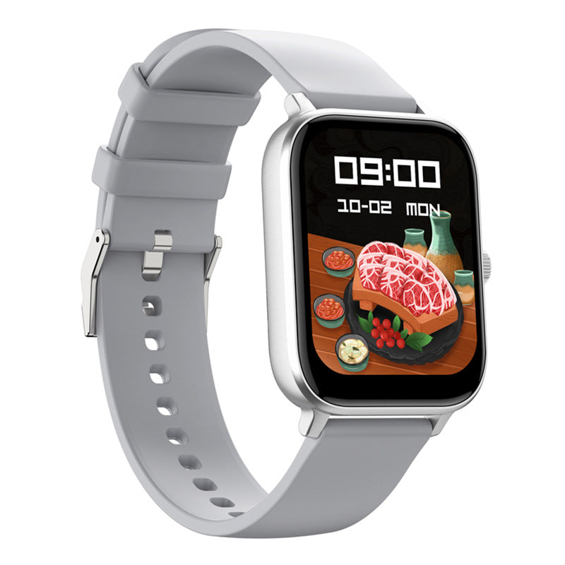 P74 Bluetooth Appel à la fréquence cardiaque Pression artérielle Oxygène sanguin Renseignements sur la santé Sommeil Spor