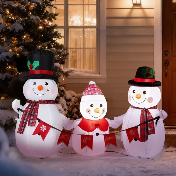 6.2FT Décoration gonflable de Noël éclairé