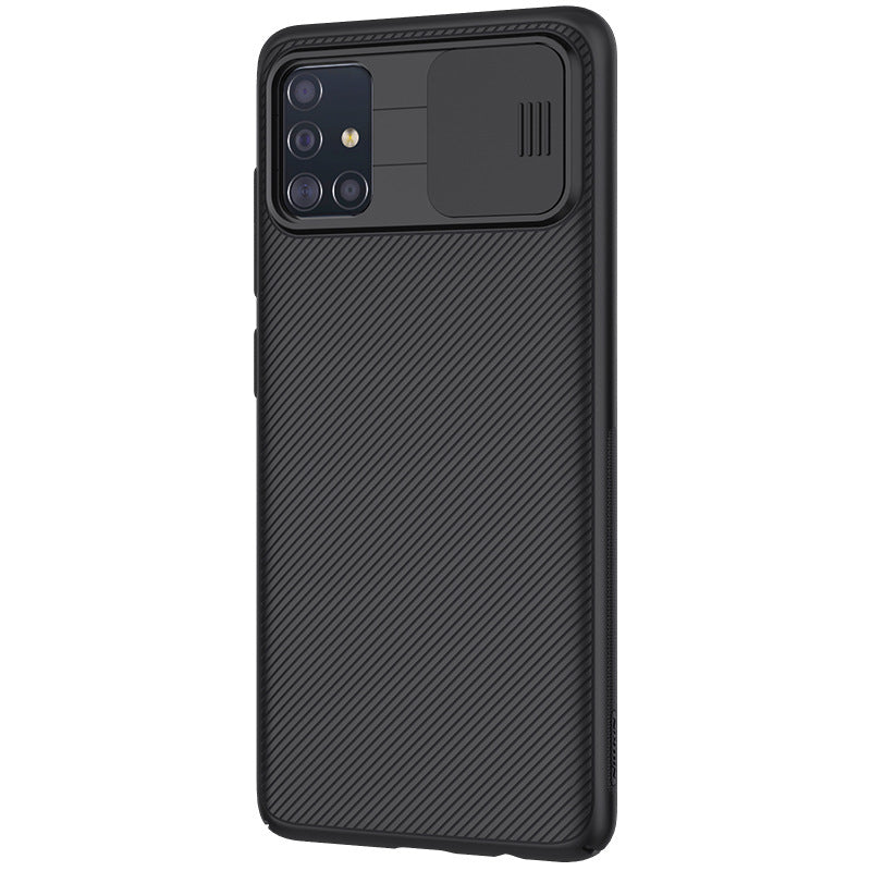 Couverture coulissante pour téléphone portable pour protéger le verre miroir noir résistant aux rayures