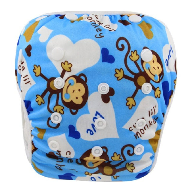 Port de la couche de bain pour bébé réutilisable Maillot de bain pour bébé Ajustable Bébé Garçon fille Nageuse