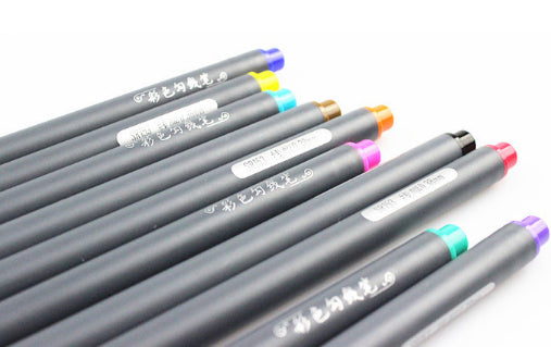 Dessin de bureau Stroke Syringe couleur crochet ligne stylo