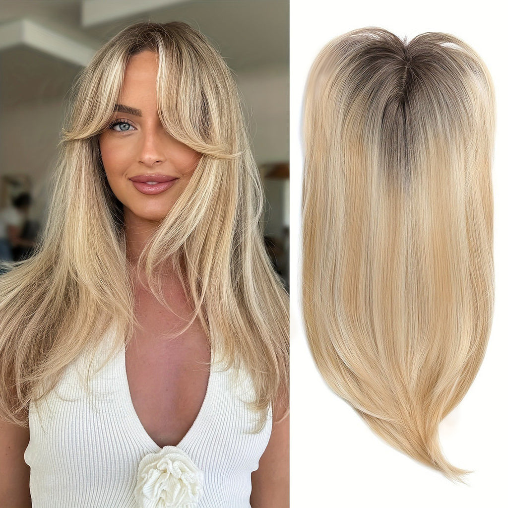 Ombre Figure-eight Bangs Synthetic Fiber Long Curls