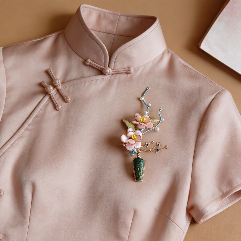 Broche esthétique de style oriental pour styling et accessoires