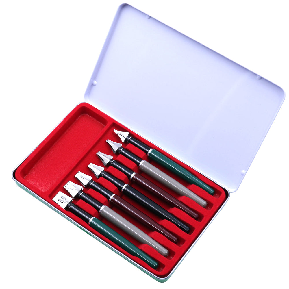 Set de stylo parallèle de 7Pcs/Box Caligraphie
