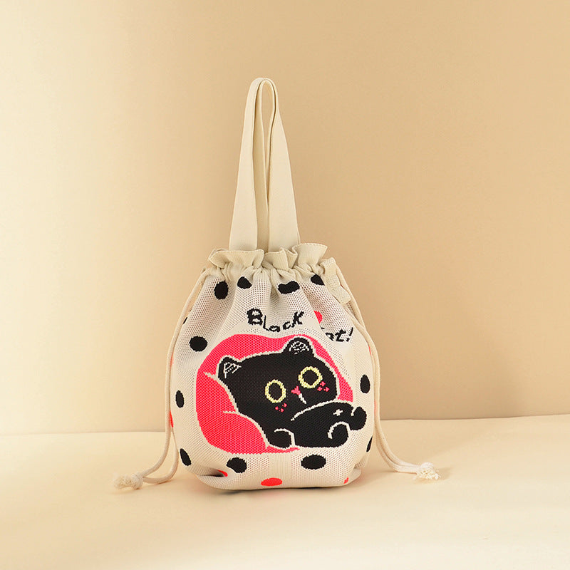 Sac à main de cordon de dessin animé japonais