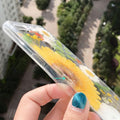 Anti-Drop Soft Sunflower Real Flower Phone Case