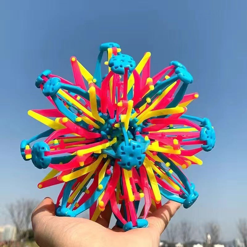 Balle télescopique magique Glowing - Élargissement Jouet de Blooming pour les enfants Outdoor Play Night Market