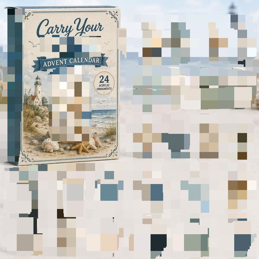 Série de caractères Calendrier de l'avent Boîte aveugle
